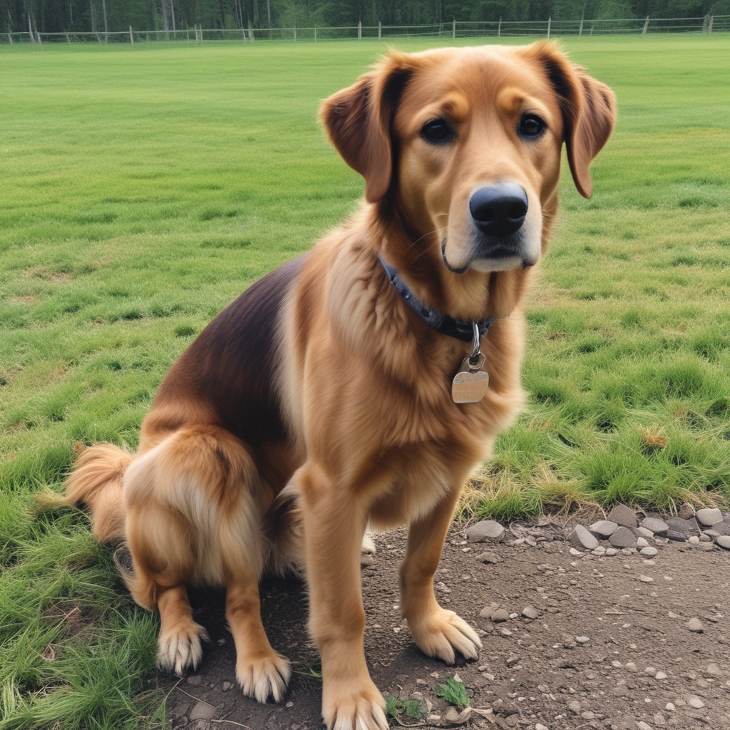 A photo of Buddy, a friendly dog looking for companionship.